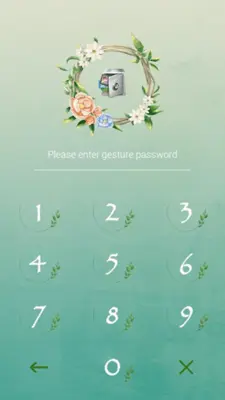 AppLock Theme Garland android App screenshot 1